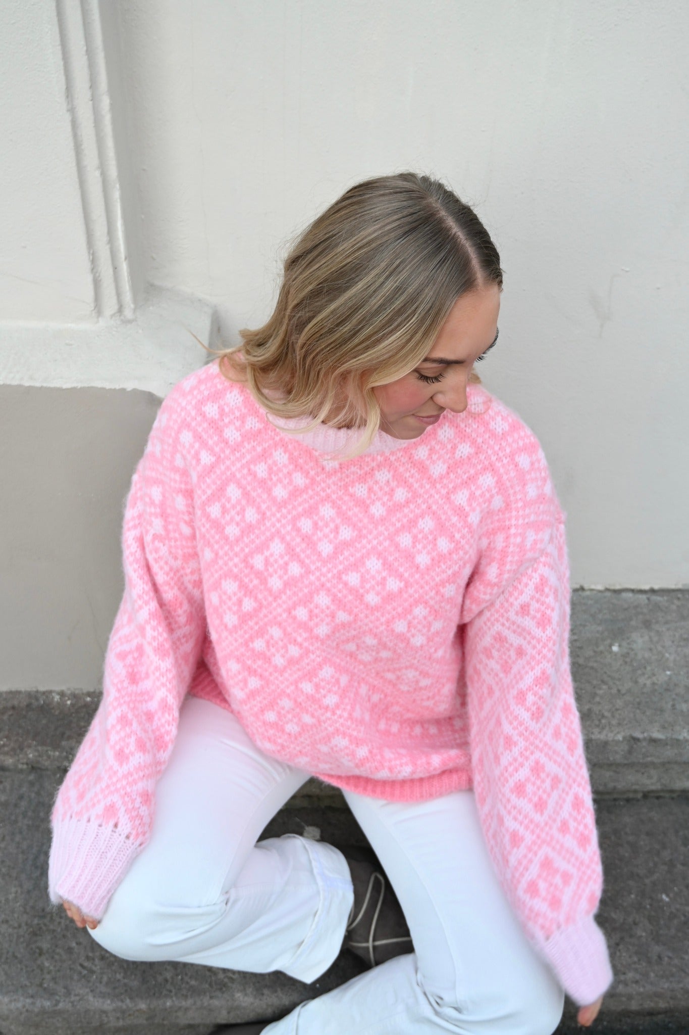 VMINGA PULLOVER - Pink Cherub